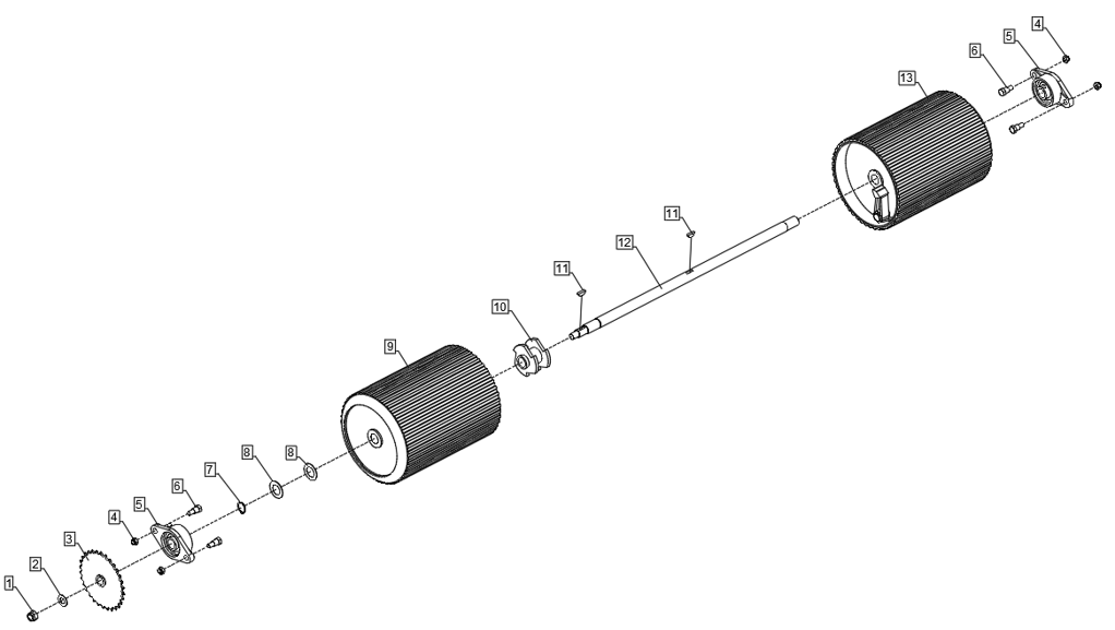 Rear Roller Assembly