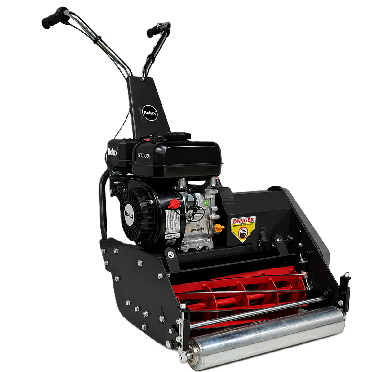 Rolux S17 17 inch cylinder mower front view
