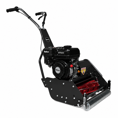 Rolux S17 17 inch cylinder mower rear view